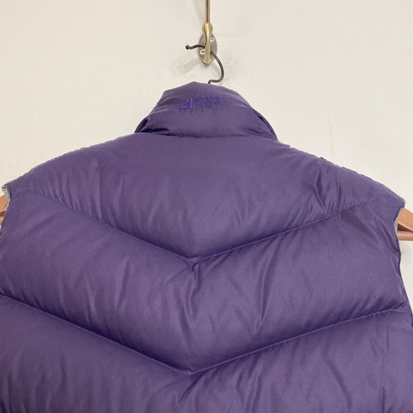 MEC Vest Womens XS Purple Softshell Goose Down Chevron Puffy Quilted Layer - Picture 4 of 15